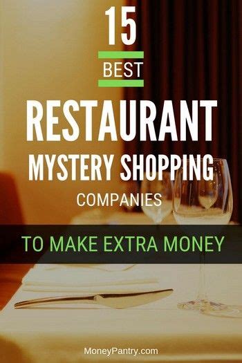 restaurant mystery shopping companies